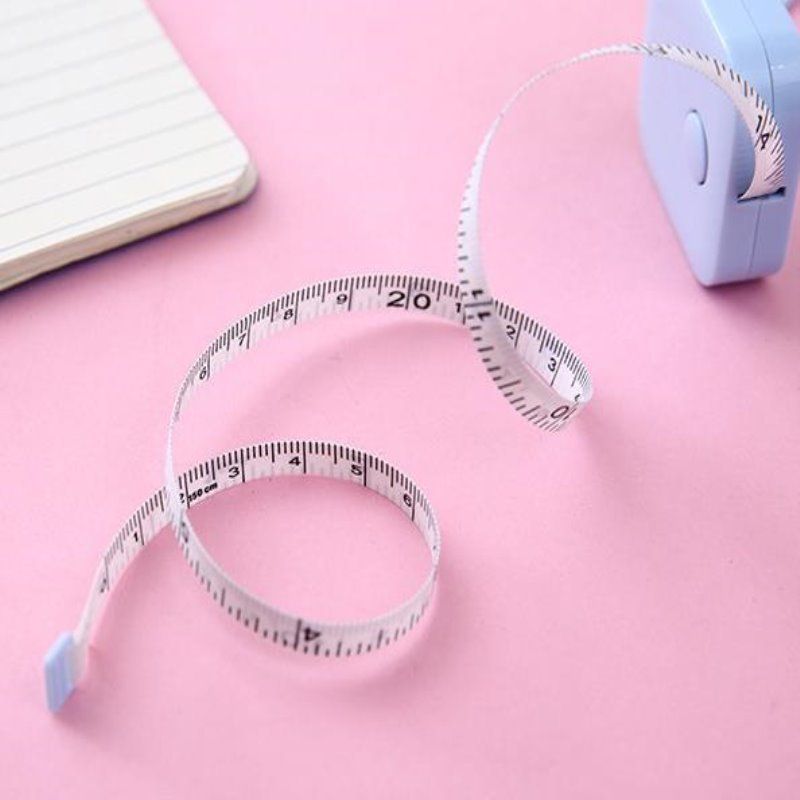 Mini mètre ruban ménager étudiant mètre portable règle souple mesure trois circonférences jambe taille tour de poitrine mesure vêtements règle_voghion.com