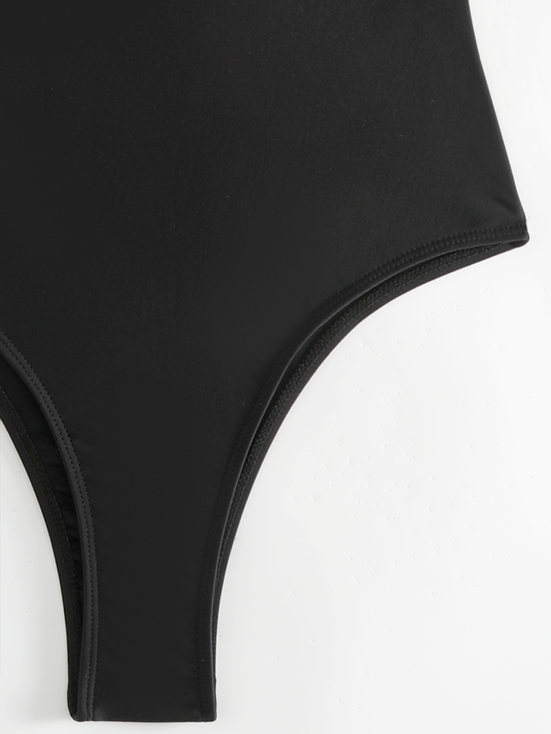 Women's Solid Color One-piece Swimsuit Sexy Bikini_voghion.com