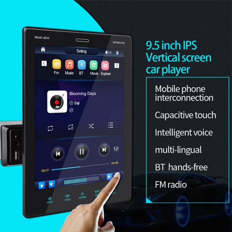 Radio samochodowe z obsługą Bluetooth, samochodowy odtwarzacz audio, dwa wejścia USB, odtwarzacz multimedialny, obsługa Androida 10.1/iOS 13.3_voghion.com