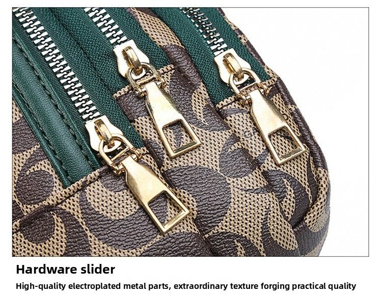 Three-layer Mobile Phone Small Bag, Women's Bag, Messenger Bag, Versatile Soft Leather Bag, Shoulder Bag, Handbag._voghion.com