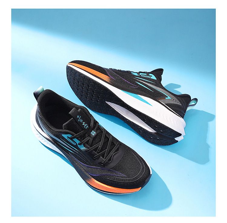 Plus Size Fashion Casual Sports Couple Style Popcorn Carbon Plate Autumn New Breathable Non-Slip Racing Running Shoes_voghion.com