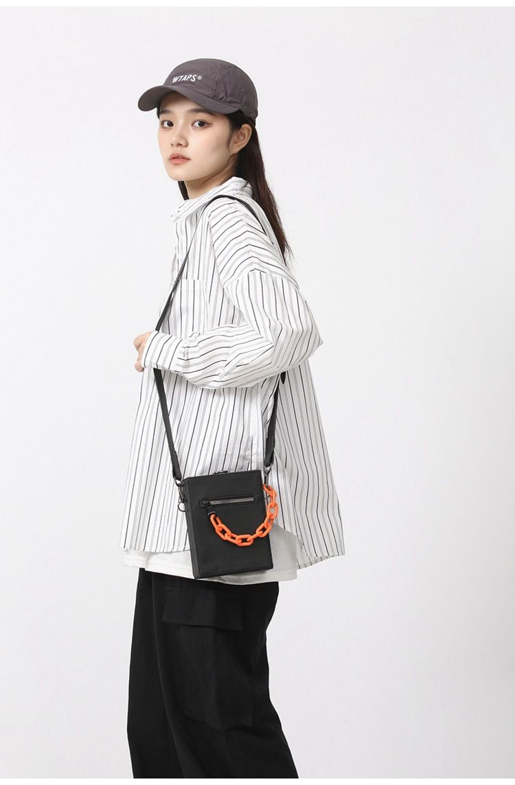 Borsa a tracolla da uomo, borsa a scatola, borsa a catena verticale, borsa per cellulare, borsa a tracolla da donna, portasigarette di marca di lusso da uomo_voghion.com