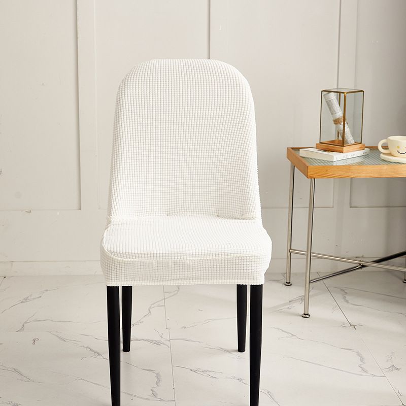 Curved Chair Cover All-inclusive Universal Dining Table And Chair Protective Cover Home Simple Modern Large Round Stool Cover_voghion.com