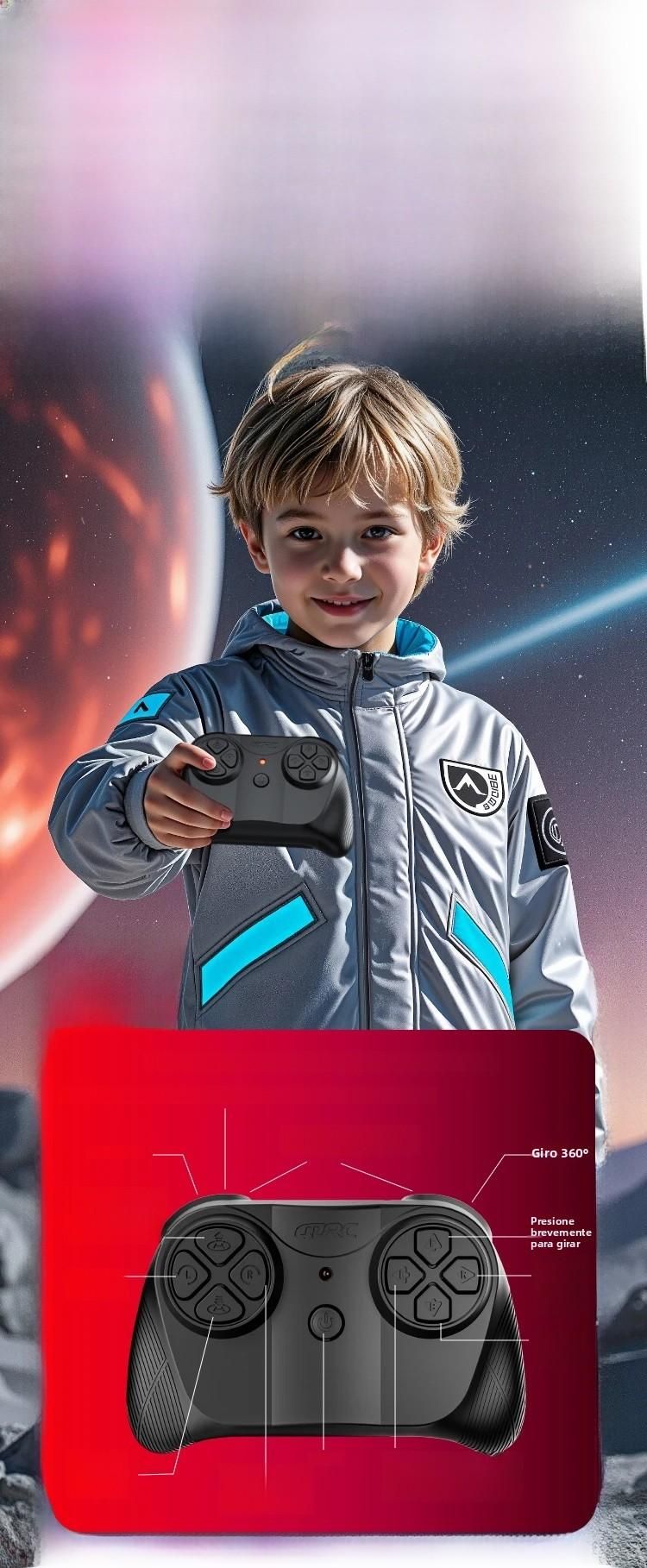 RC Drone V50 Nuovo 2025 2.4G 4CH Aeroplano LED Giocattolo Elettronico da Esterno per Bambini Regali Include Telecomando e USB_voghion.com