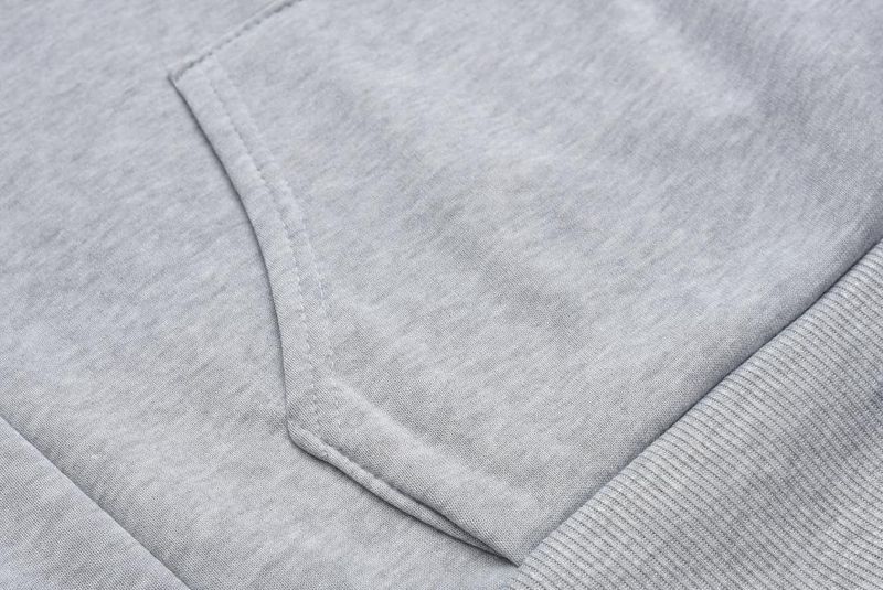 Women's solid color hooded loose long-sleeved padded women's sweatshirt_voghion.com