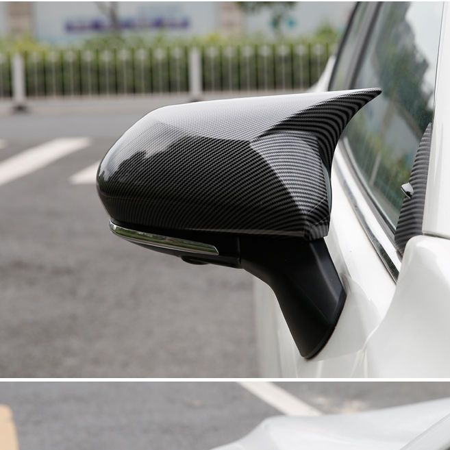 Suitable For Camry Cow Horn Rearview Modification, Dragon Replacement Decoration, Reverse Mirror Cover_voghion.com