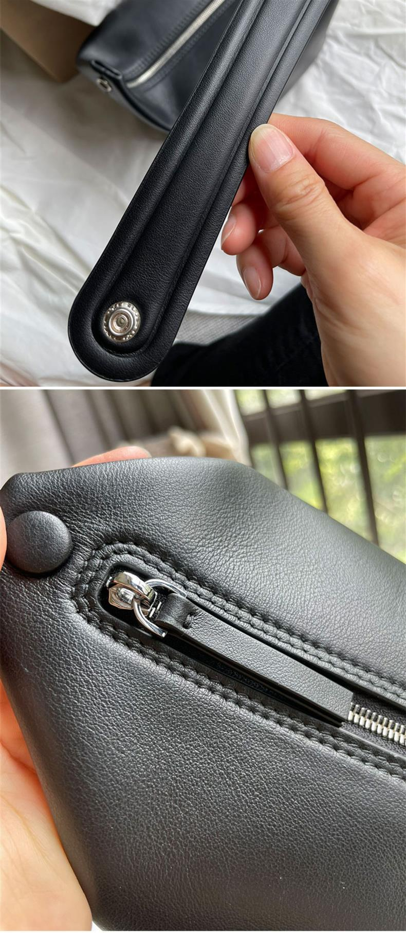 Pure Original The * Row High-End-Hauptschicht aus Rindsleder, minimalistische Lunchbox-Tasche, Mini-Handtasche aus echtem Leder für Mädchen_voghion.com