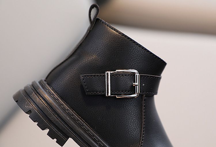 Barnskor Modestövlar för pojkar, flickor med mjuk sula, enkelstövelspänne_voghion.com