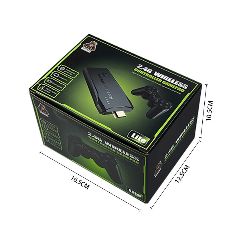M8 Kabellose Retro-Spielekonsole mit zwei 2,4-G-Controllern, HD-TV-kompatiblem System, 32-G/64-G/128-G-Speicher, Familienunterhaltung für 2 Spieler_voghion.com