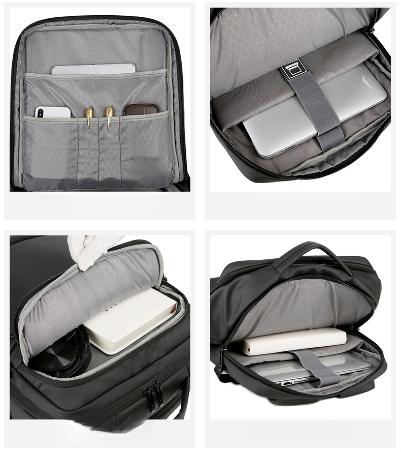 New Business Backpack Men's Backpack Large Capacity Business Leisure Computer Bag Backpack_voghion.com