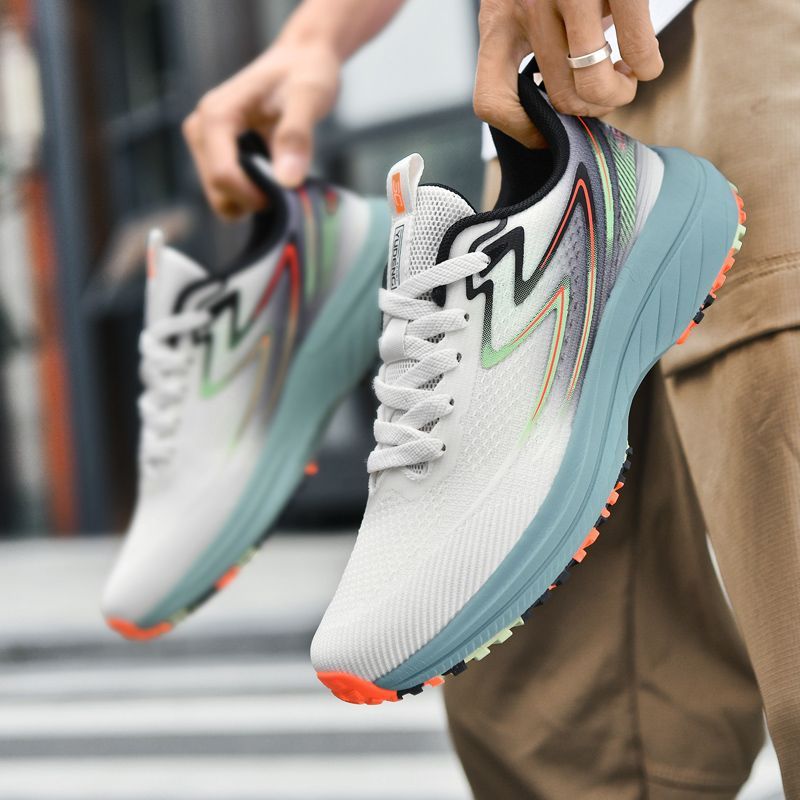 Scarpe da corsa con suola in gomma Microfiber Plate MD_voghion.com