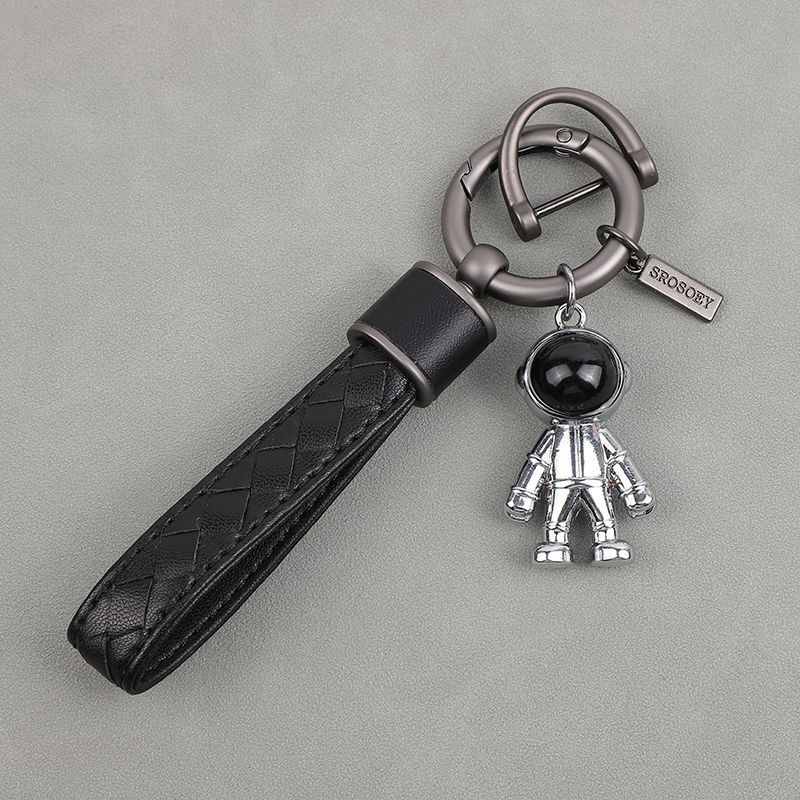 Diamond Pattern Car Keychain Internet Celebrity Astronaut Pendant High End Pendant Men And Women Key Chain Ring_voghion.com