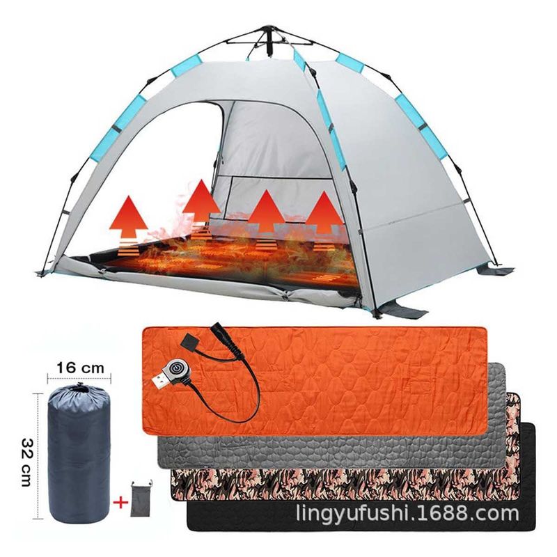 Nieuwe draagbare slaapstoel voor thuis en buiten, katoenen antislip verwarmde yogamat_voghion.com
