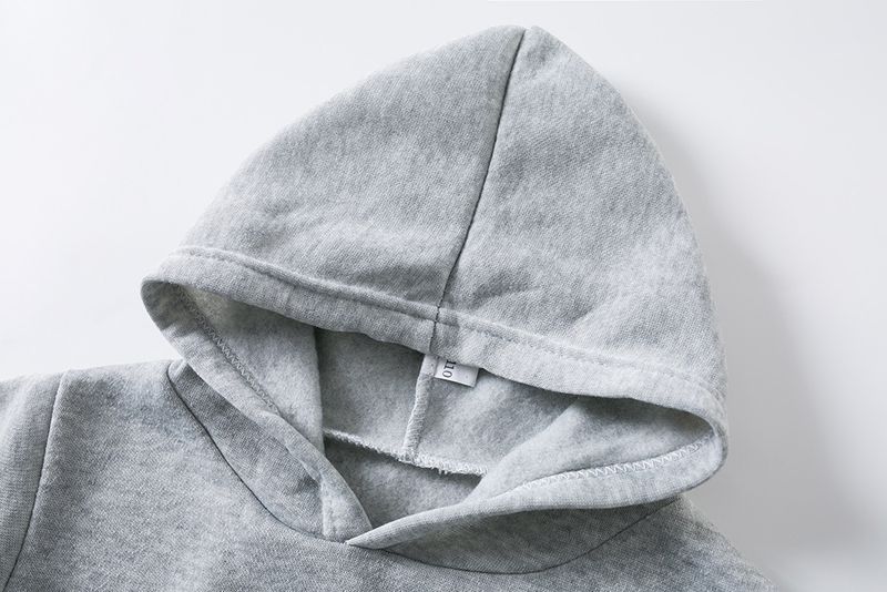 Set con cappuccio in pile per bambini - Morbido pullover in cotone con stampa a cartoni animati, capospalla caldo e casual unisex per ragazzi e ragazze (100-160 cm)_voghion.com