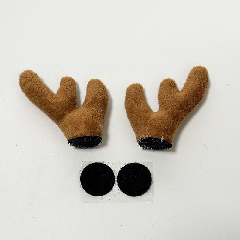 Elk Antler Motorcycle Horn Cat Ear Accessories Ski Universal Helmet Decoration_voghion.com