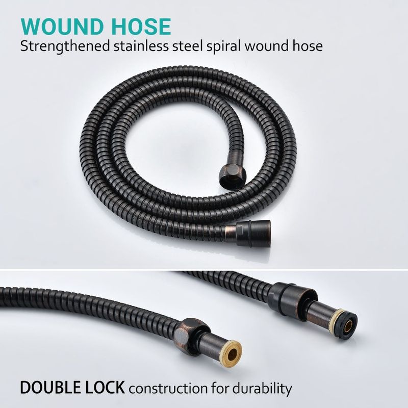 Mode Handheld Hose High Pressure Shower Settings 5 Shower With Adjustable S_voghion.com