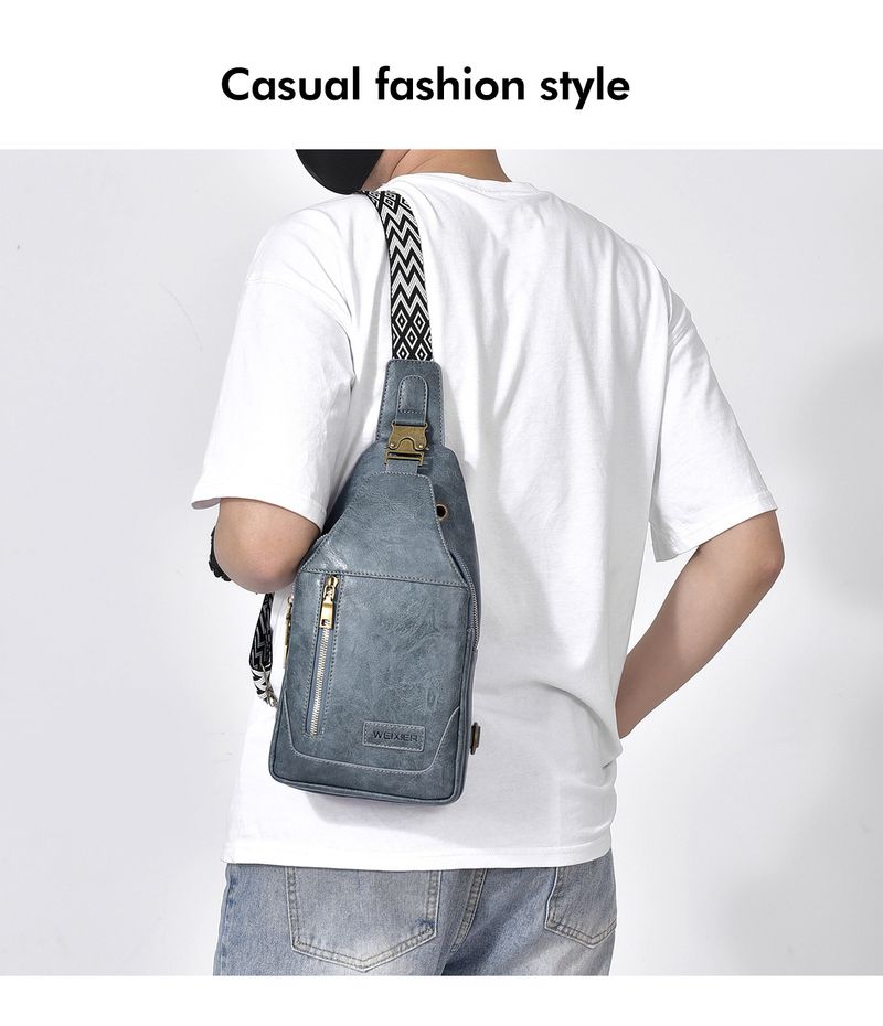 Business Retro Men's Large Capacity Shoulder Messenger Bag Portable Waterproof Tactical Chest Bag Casual Small Backpack Pu Ultra Light_voghion.com