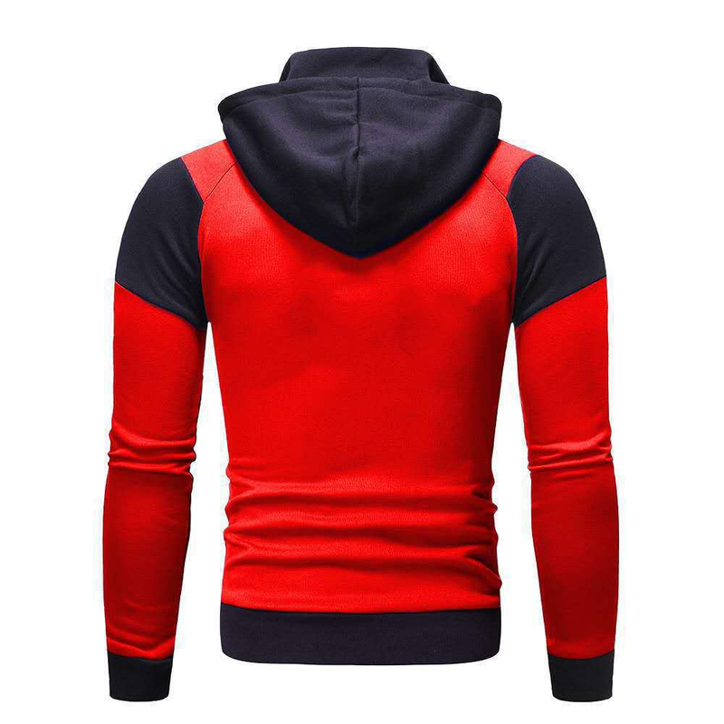 Calças esportivas de algodão para inverno, primavera e outono, zíper duplo, manga comprida, jaqueta casual, conjunto de moletom da moda_voghion.com