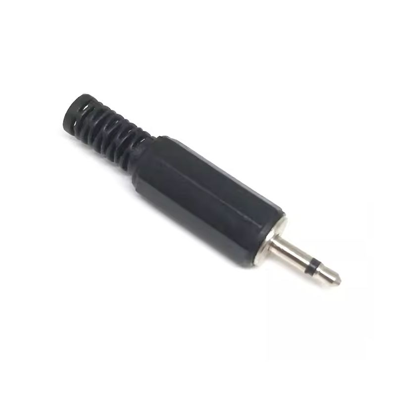 Lot de 5 à 50 connecteurs jack stéréo mono 2,5 mm/3,5 mm pour casque et microphone, noir_voghion.com