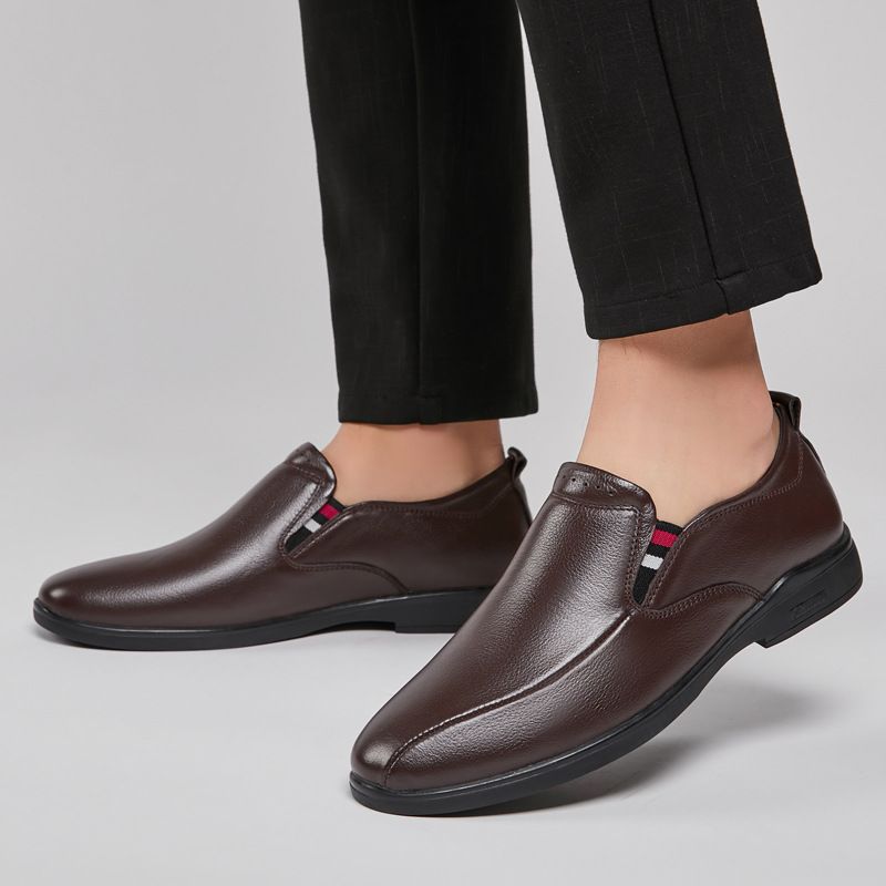 Fußüberzüge, lässige Herren-Lederschuhe, bequeme Business-Schuhe, formelle Herrenschuhe_voghion.com