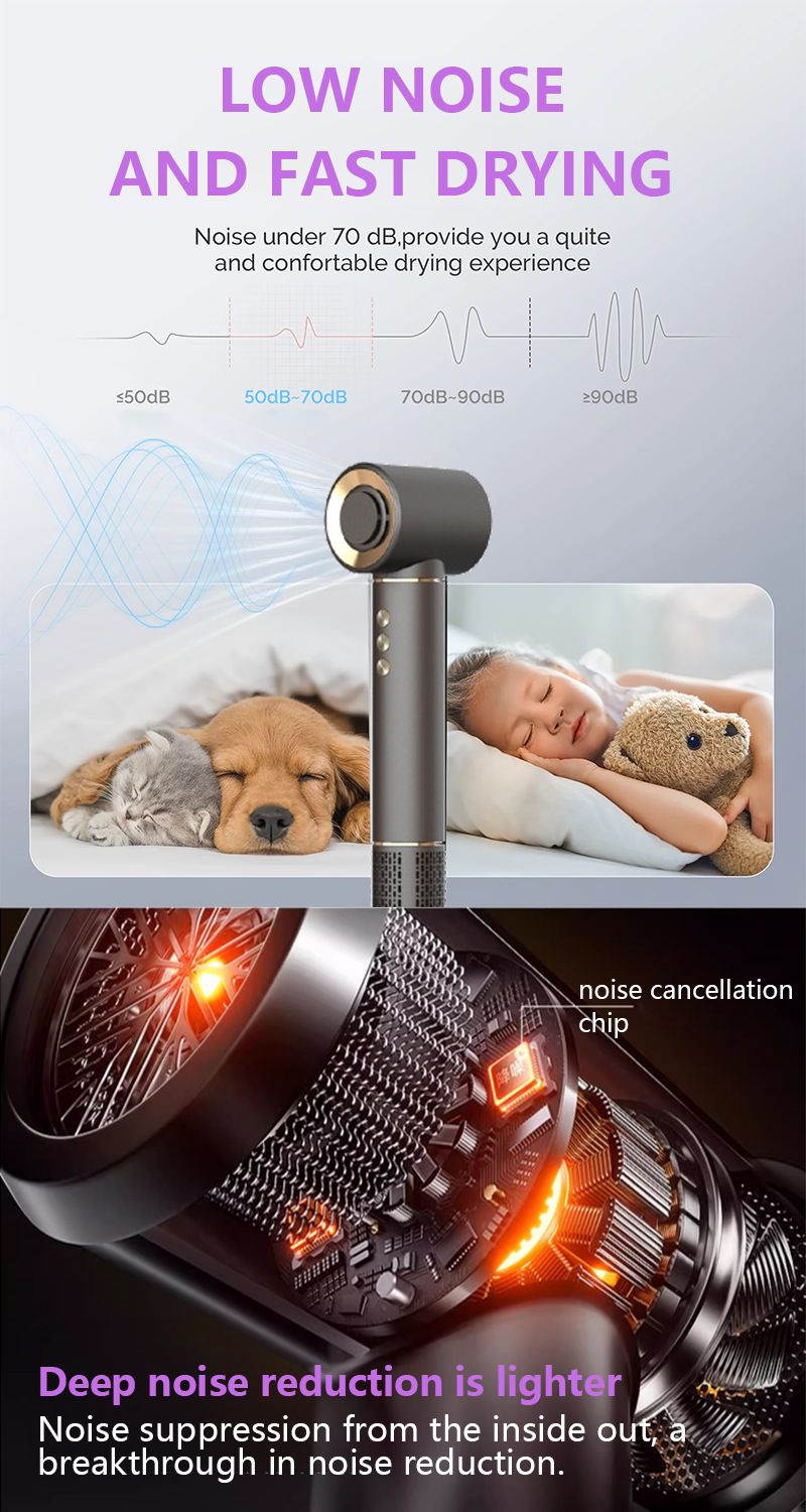 5-in-1 Hot Air Styling Brush Electric Hair Dryer Comb Negative Ion Technology For Straightening Curling Volumizing_voghion.com