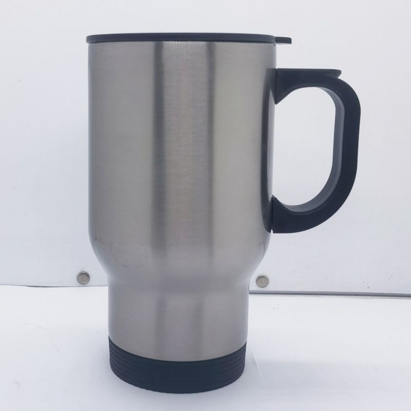 Export 304 Stainless Steel Heat Transfer Car Cup Handle, Grenade Shape With Plastic Base_voghion.com