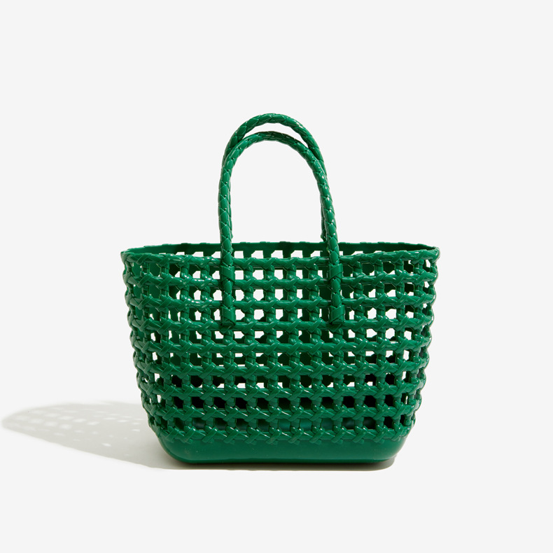 Bohao Jelly 2024 New Cross Body Big Bag Women's Handheld Cabbage Basket_voghion.com