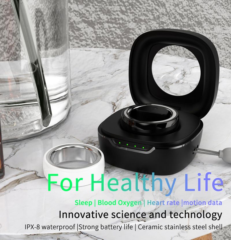 Ringe Neuer Smart Ring Herzfrequenz Blutsauerstoff Gesundheit Schlafüberwachung Sport Multifunktions-wasserdichter Schmuck_voghion.com