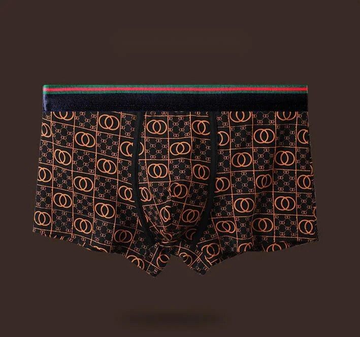 GD Herrenunterwäsche, GDAD-Geschenkbox, reine Baumwolle, atmungsaktiv, personalisierbar, bedruckt, Unterwäsche, Big G Corner Shorts_voghion.com