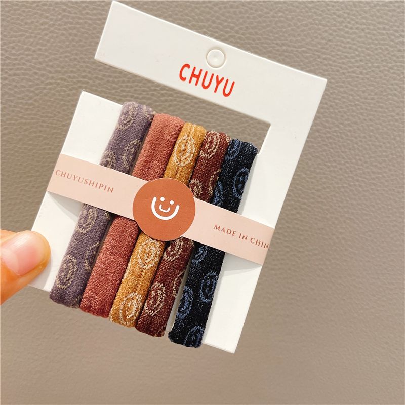 Accessori per capelli per bambini, anello per capelli con asciugamano senza cuciture, elastico per capelli per neonati, corda per capelli elastica alta, testa a sfera per bambine, corda per capelli genitore-figlio_voghion.com