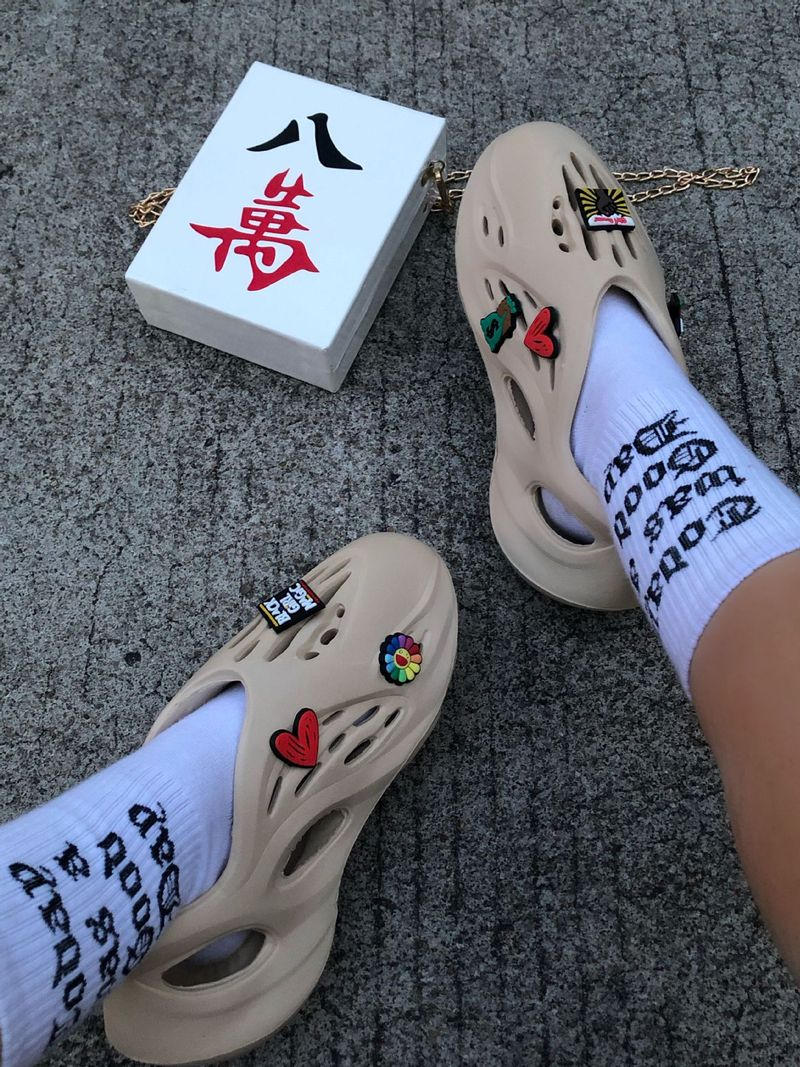 Γυναικεία πέδιλα γυναικεία φλατ παπούτσια παραλίας 2022 Ευρώπης και Αμερικής_voghion.com