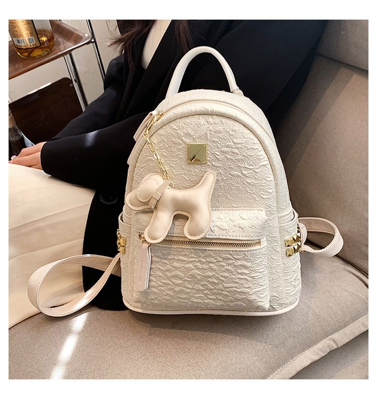 Zaino pieghevole Six Ding con ciondolo, Niche Travel, zaino leggero, borsa multifunzionale da donna alla moda e versatile_voghion.com