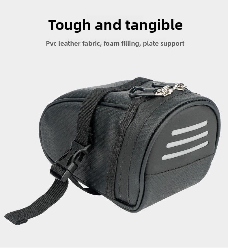 Selle de vélo de route, selle de vélo de montagne, grande capacité, sac à outils en PVC, coussin de siège_voghion.com