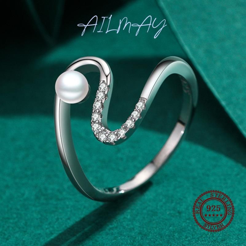 Tancise klassischer Zirkon-Silberring für Damen, Schmuck, Hochzeit, Versprechen, Party, Geschenk_voghion.com