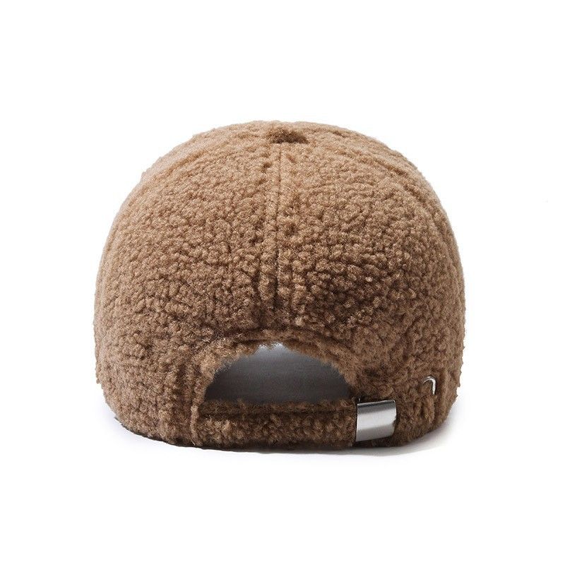 Herfst winter pluche hoeden kinderen, eenvoudig modieus, veelzijdig warm voor mannen vrouwen. Koreaanse versie honkbal met een_voghion.com
