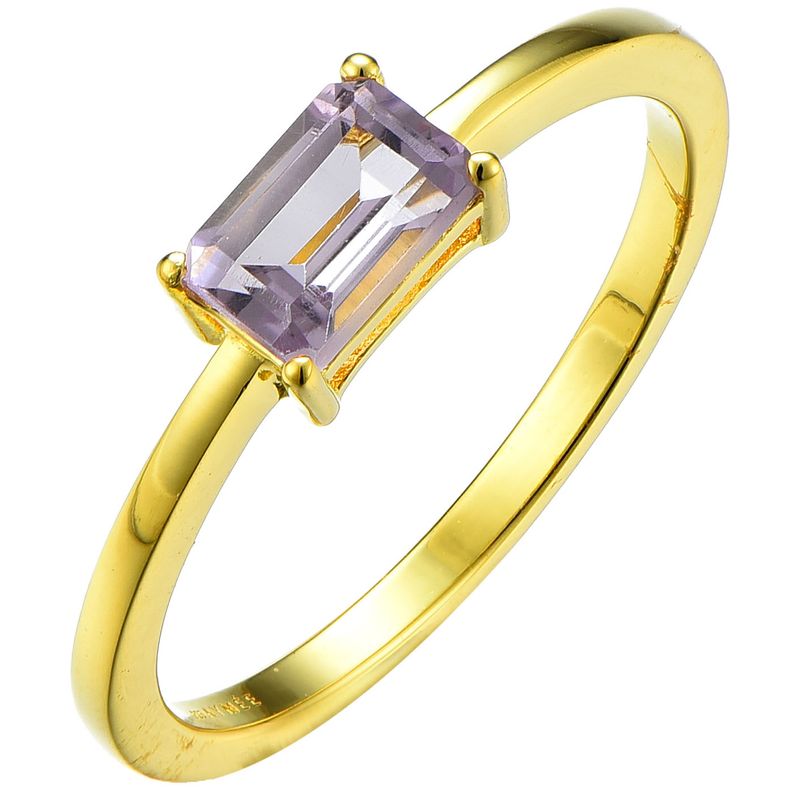 Semplice piccolo anello semplice da donna in argento S925 color zircone gioielli da mano_voghion.com