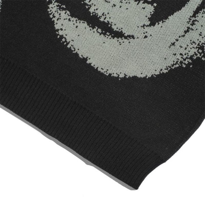 2023 Herbst/Winter Kopfmuster Kapuzen Rundhals Strickpullover Männer und Frauen_voghion.com