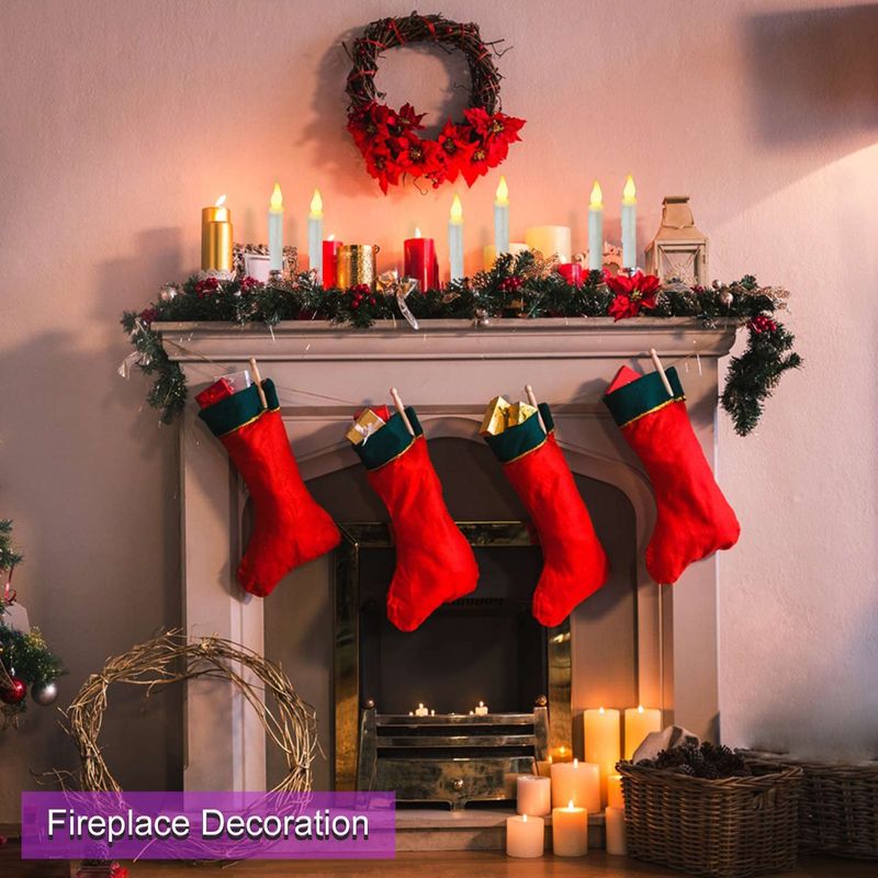 Cross-border hot wand suspension candle light Potter theme party decoration remote control long rod electronic candle light_voghion.com