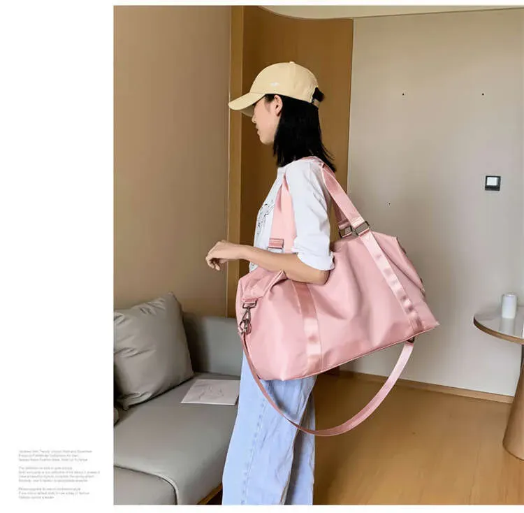 Fitness-Handy-Yoga-Tasche für Frauen mit Nass- und Trockentrennung, wasserdicht, großes Fassungsvermögen, Reisetasche für Kurztrips_voghion.com