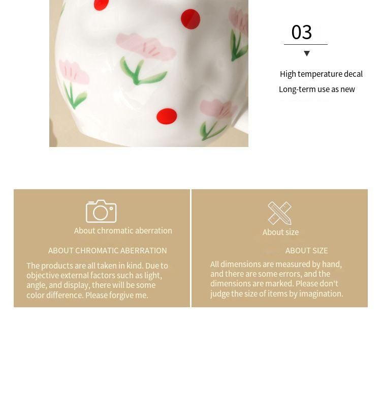 Ins Style Ceramic Coffee Pinched Hand Painted Irregular And Saucer High Aesthetic Breakfast Cup_voghion.com