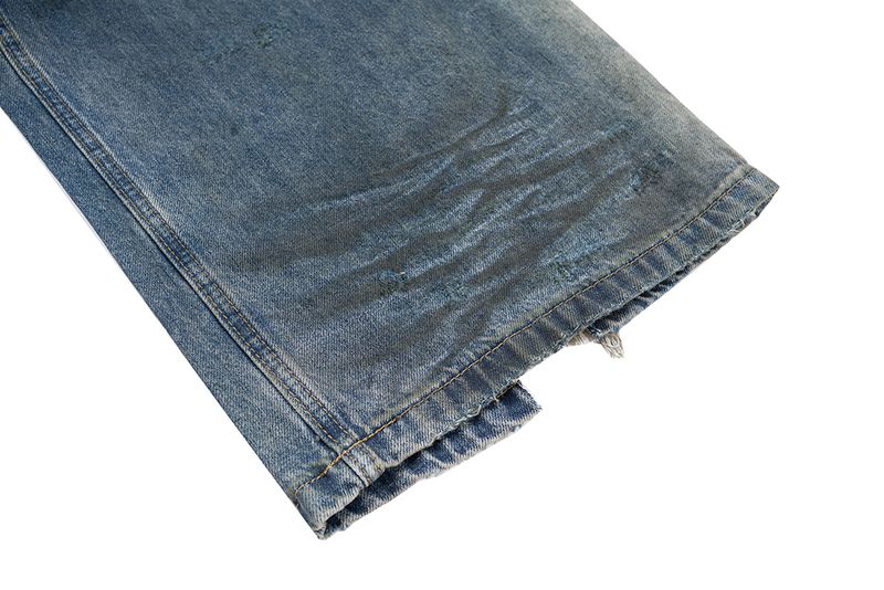 Ausgefranste, Beschädigte Loch-Baggy-Jeans Mit Weitem Bein Für Männer Und Frauen, Streetwear, Lässige Ropa Hombre-Denim-Hose, Übergroße Cargohose_voghion.com