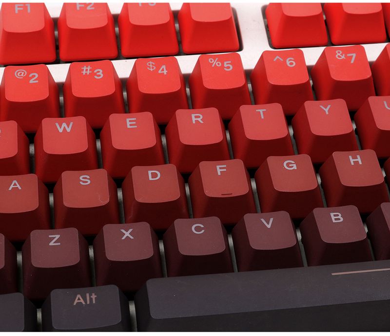 Fırsat Kapıyı Çalıyor PBT Şeffaf Özelleştirilmiş Nical Klavye_voghion.com