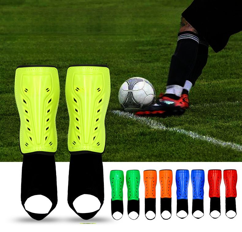 Beinschutz aus Kunststoff für Erwachsene und Kinder, Antikollisionsschutz für Fußballspiele im Freien, Sport, Fußschutzausrüstung, Nacken- und Wadenschutz_voghion.com