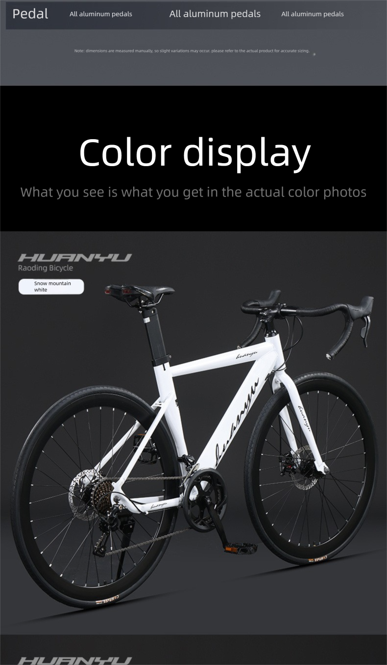 Manubrio integrato ultraleggero a piega rapida per bici da strada a velocità variabile per uomini e donne, bicicletta per adulti, economico, monoblocco_voghion.com