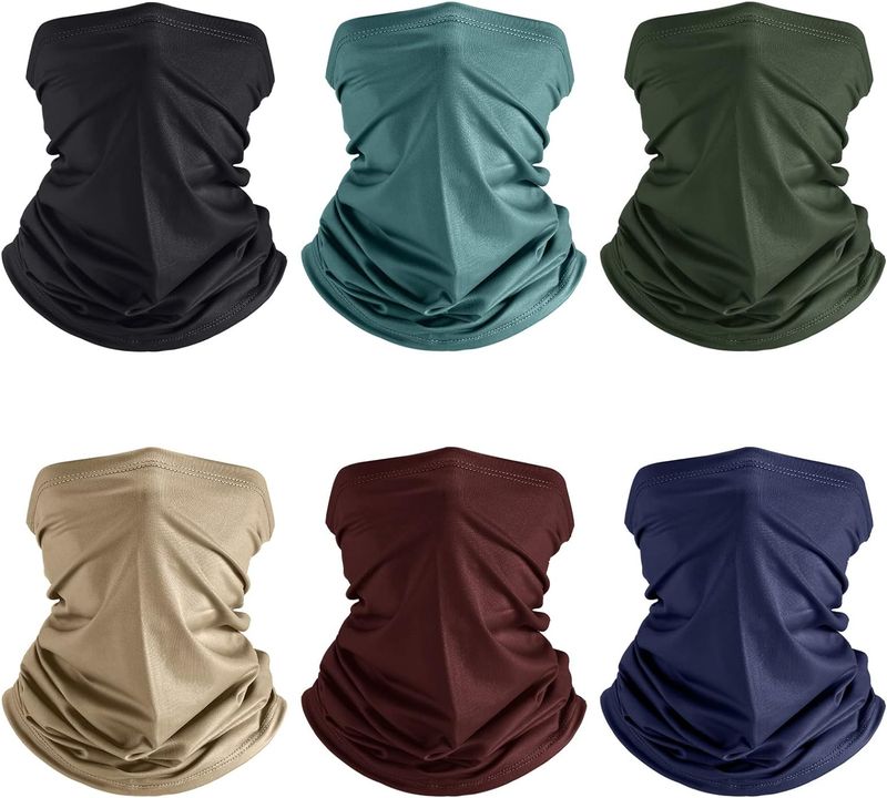 Geyoga 6-Stéck Summer UV resistent cool Kleeder, Hals Been Schal, Sonneschutz a bréchbar Headcards_voghion.com