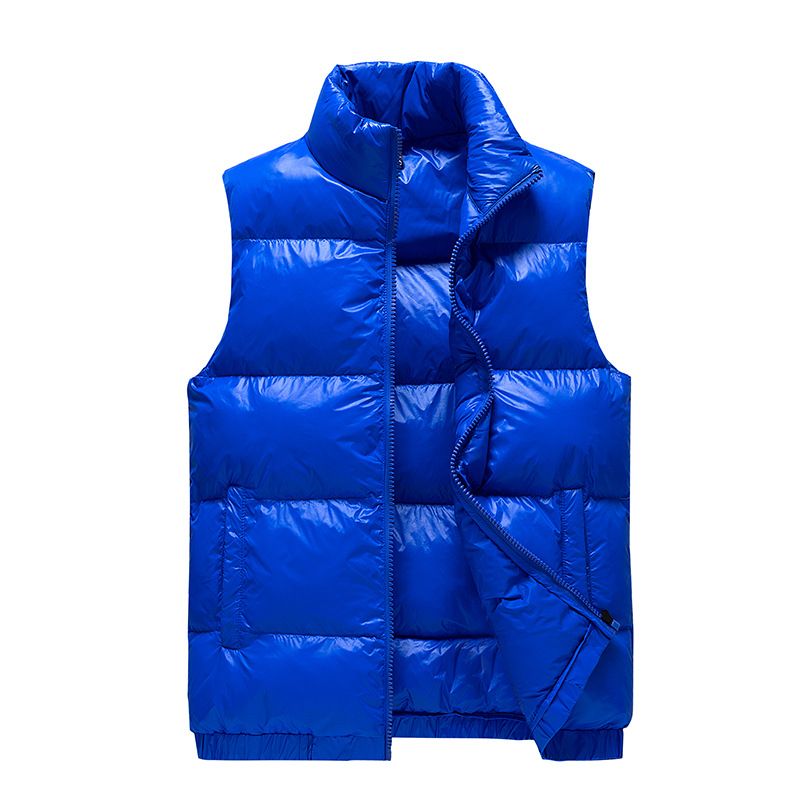 Autunno e inverno luminoso ispessito caldo alla moda marchio senza maniche piumino gilet di cotone da uomo_voghion.com