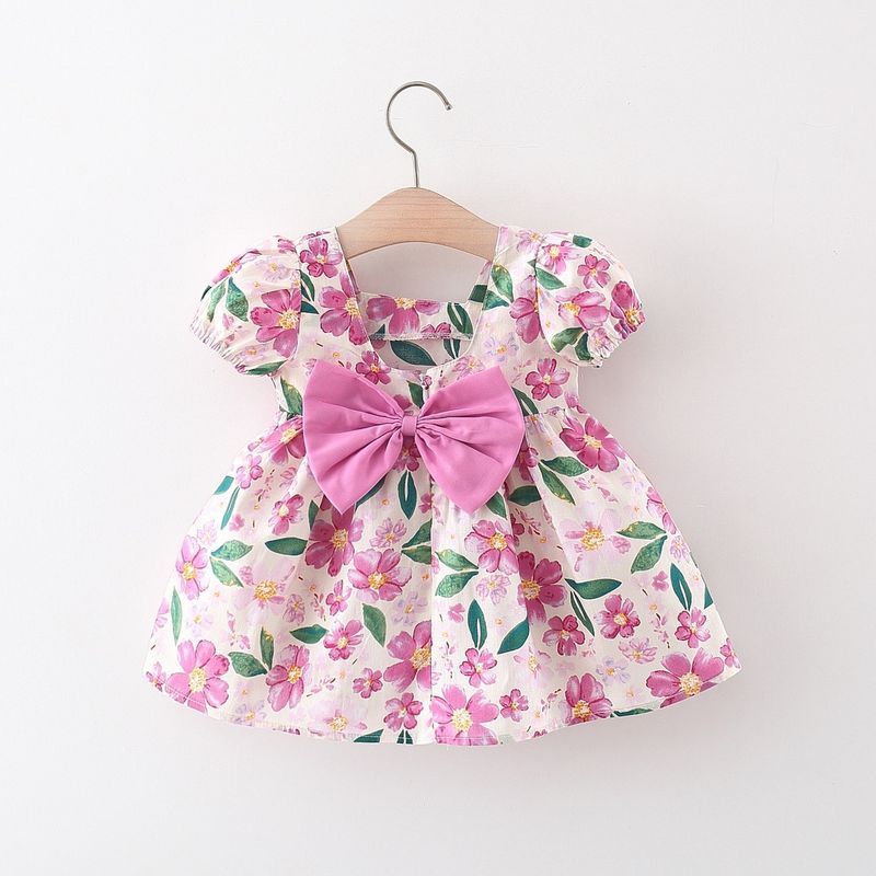 Holiday Style Baby Clothes Summer Cotton Baby Girl Dress High Quality Kids Clothes_voghion.com