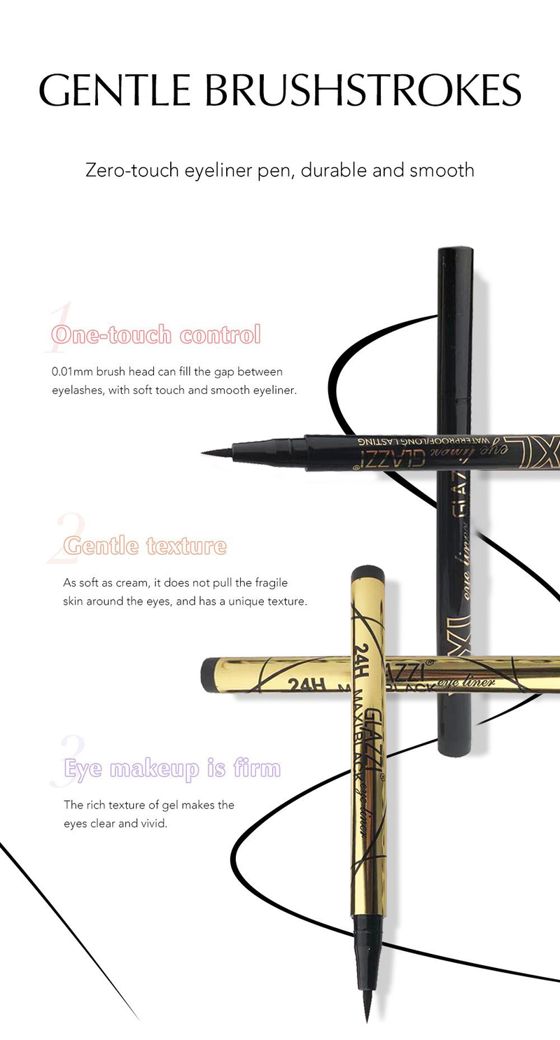 Yeni su geçirmez 36H eyeliner Eyeliner_voghion.com