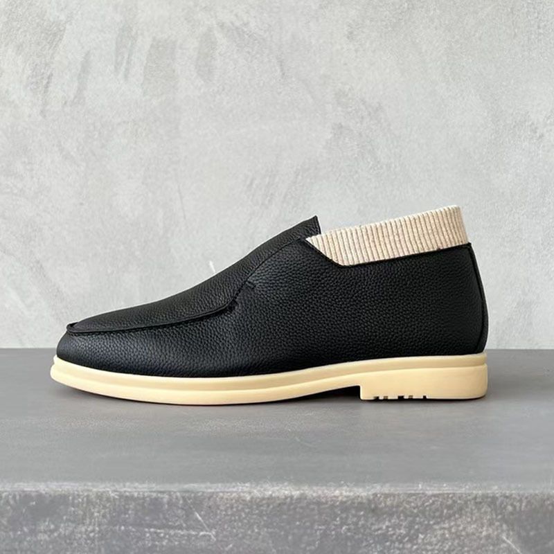 Erkekler İçin Yeni Stil Yeni Slip-On Loafer'lar, Düz, Şık, Günlük, Çok Yönlü, Hafif ve Rahat Ayakkabılar_voghion.com
