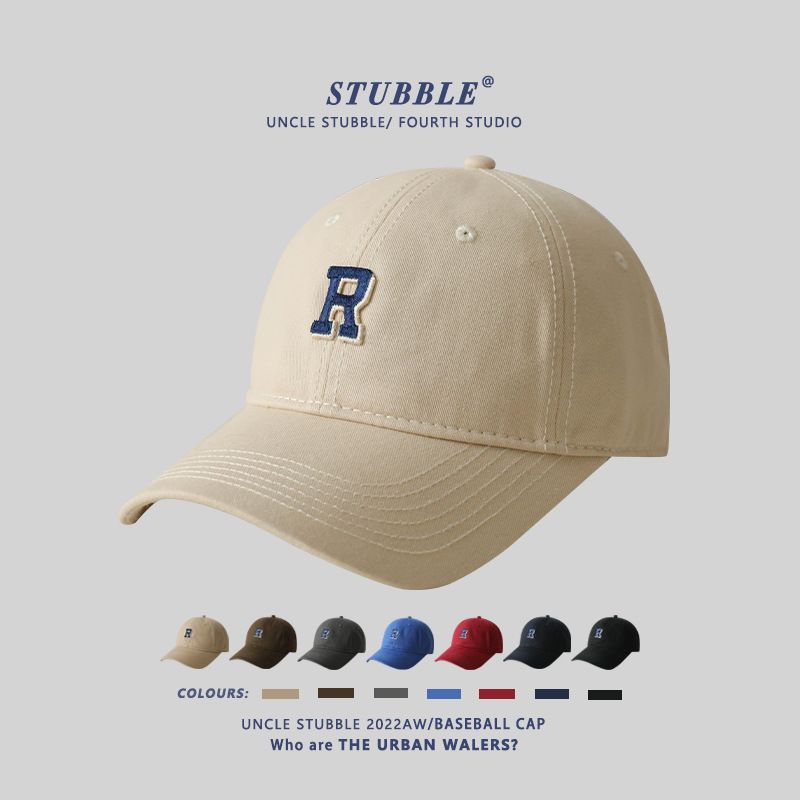 Cappellino da baseball originale con grande circonferenza della testa per uomo e donna, taglie forti, con tesa lunga, standard R, con parte superiore morbida e versatile, per coppie, con becco d'anatra._voghion.com